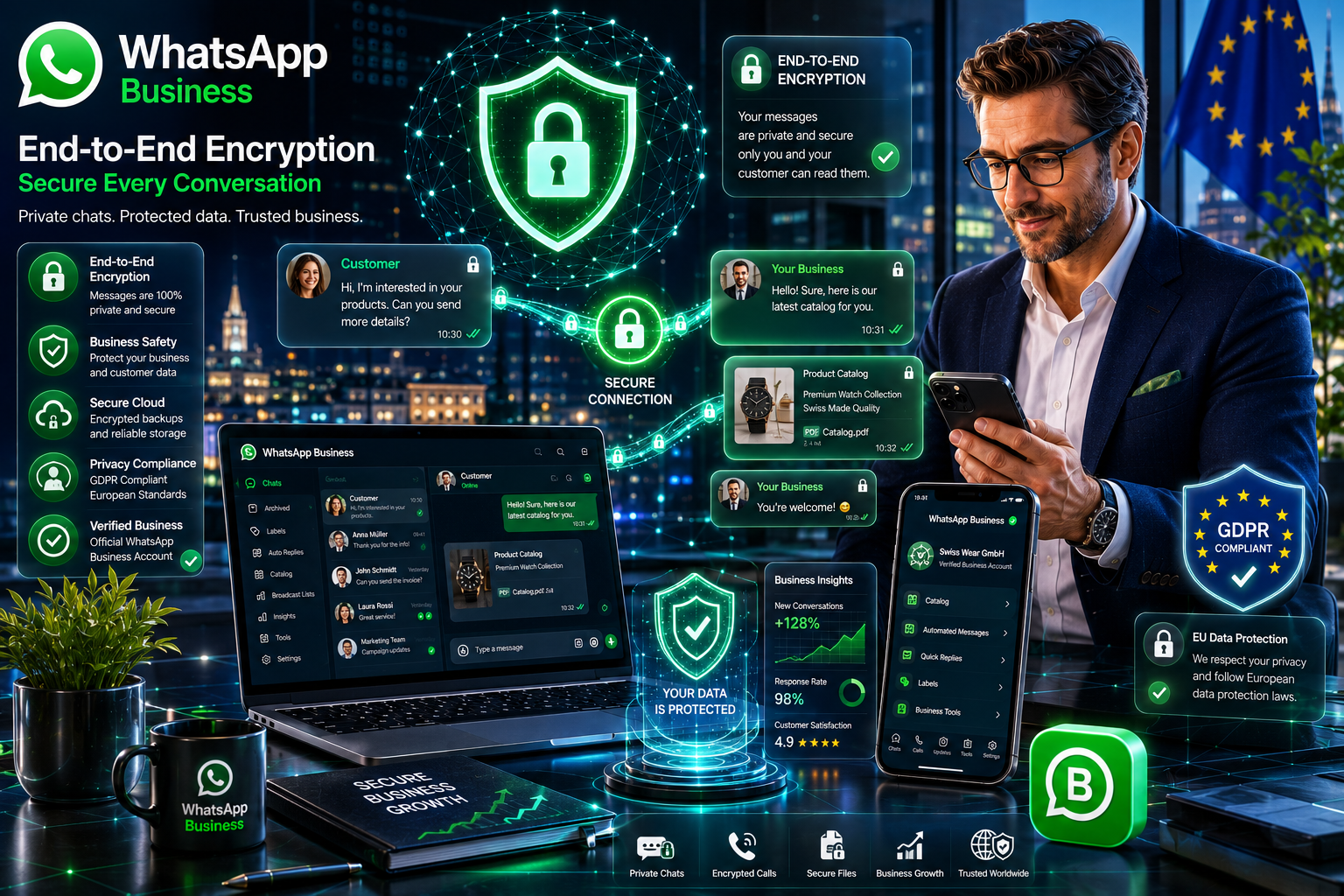 WhatsApp End-to-End Encryption for Business