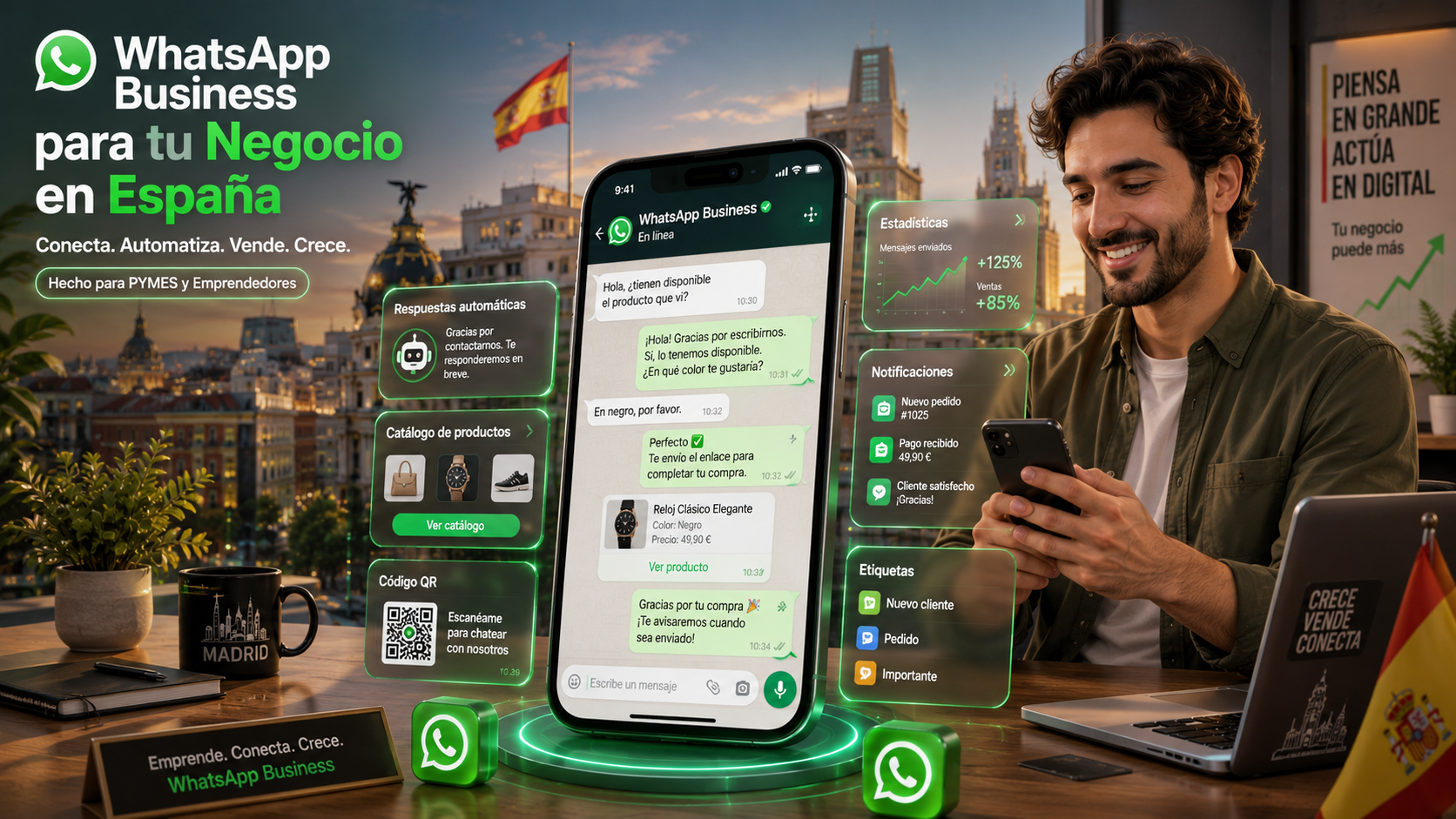 How to Grow Your Business on WhatsApp in Spain